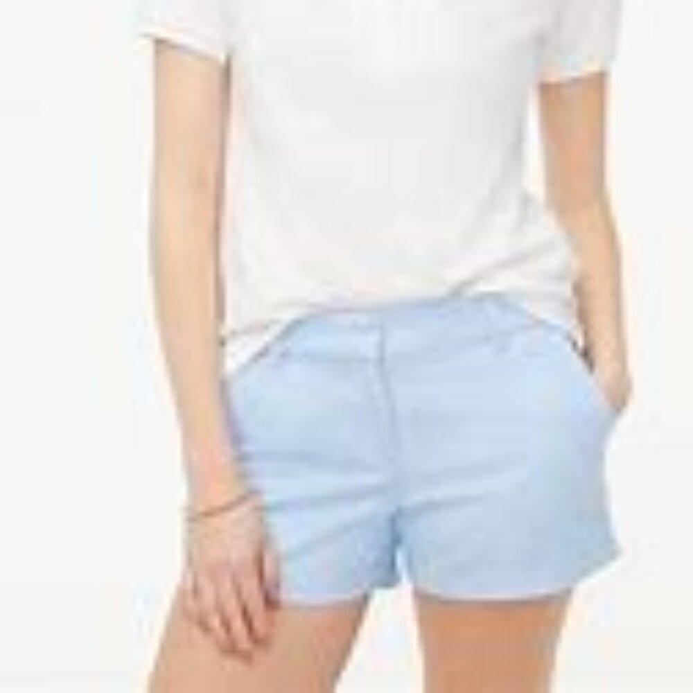 NWOT J. Crew Wm's Mercantile 3.5" Classic Chambray Chino Shorts, Various Sizes